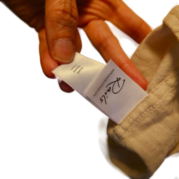 Rails Wyatt cream button down shirt mens XXL stain - Picture 6 of 7